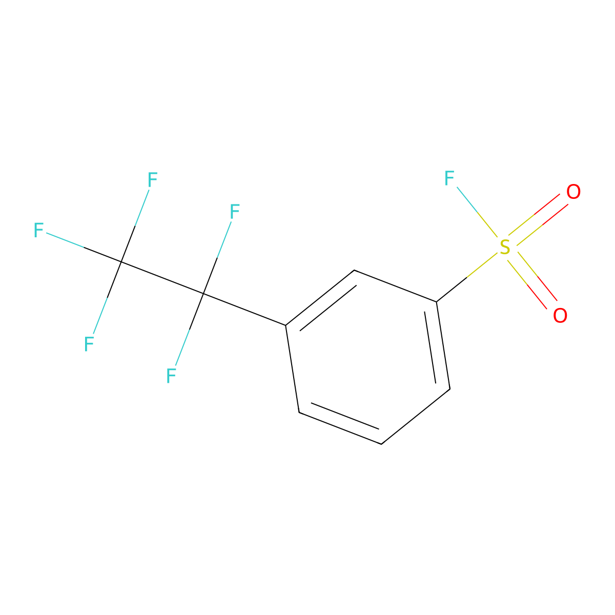 3-(Pentafluoroethyl)benzene-1-sulfonyl fluoride molecular structure, CAS 2229196-41-0