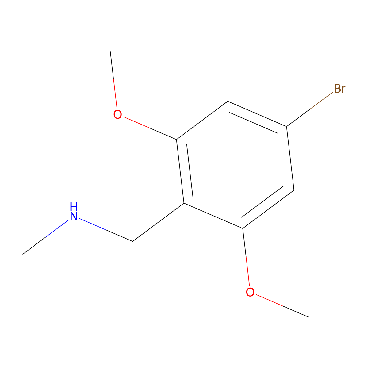 [(4-Bromo-2,6-dimethoxyphenyl)methyl](methyl)amine molecular structure, CAS 2229205-74-5