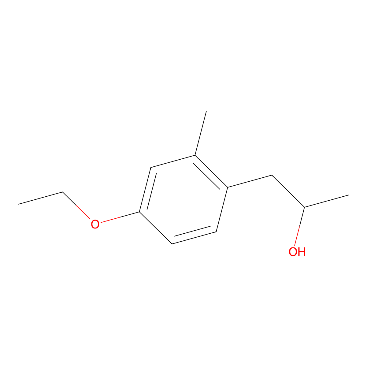1-(4-Ethoxy-2-methylphenyl)propan-2-ol molecular structure, CAS 2229206-36-2