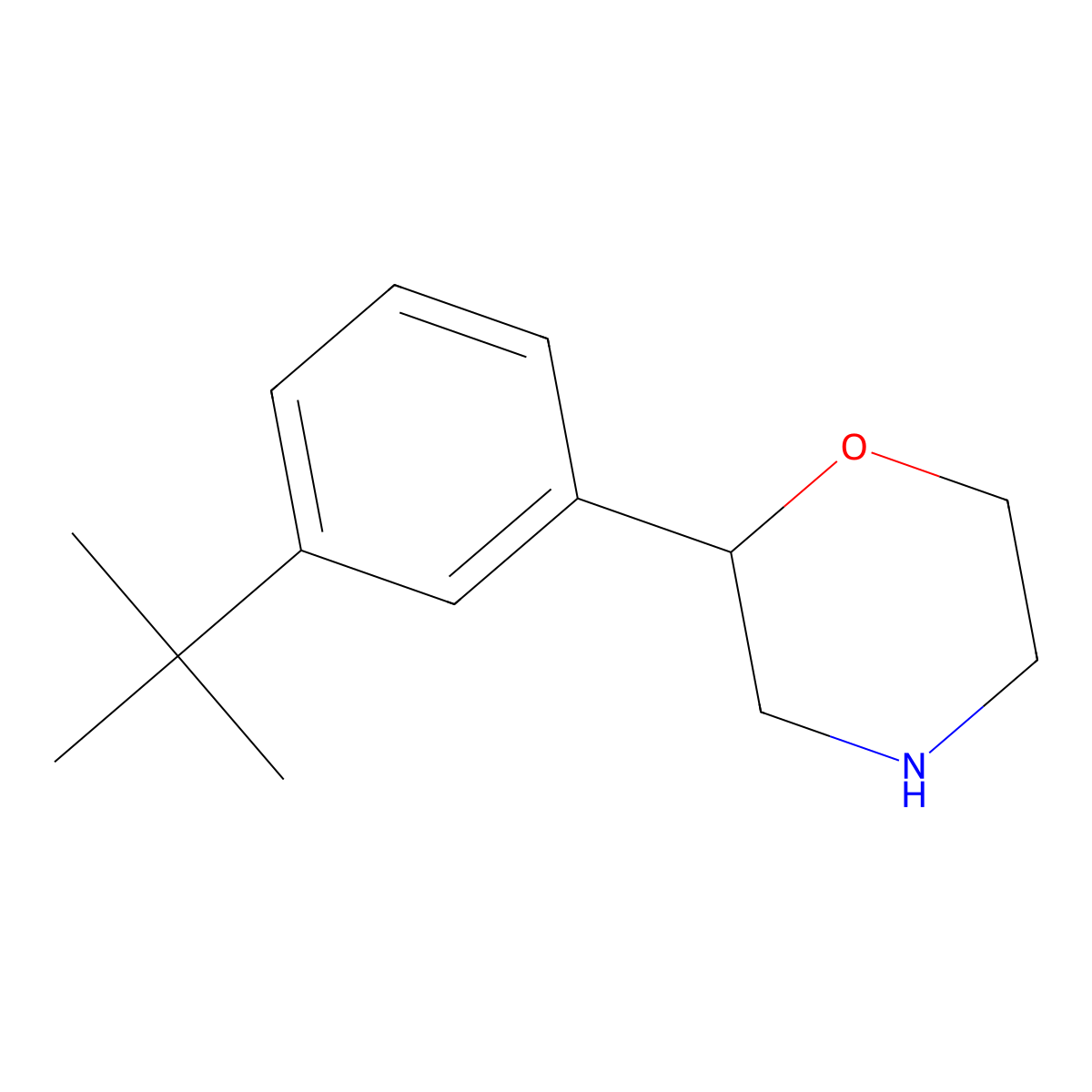 2-(3-Tert-butylphenyl)morpholine molecular structure, CAS 2229234-68-6