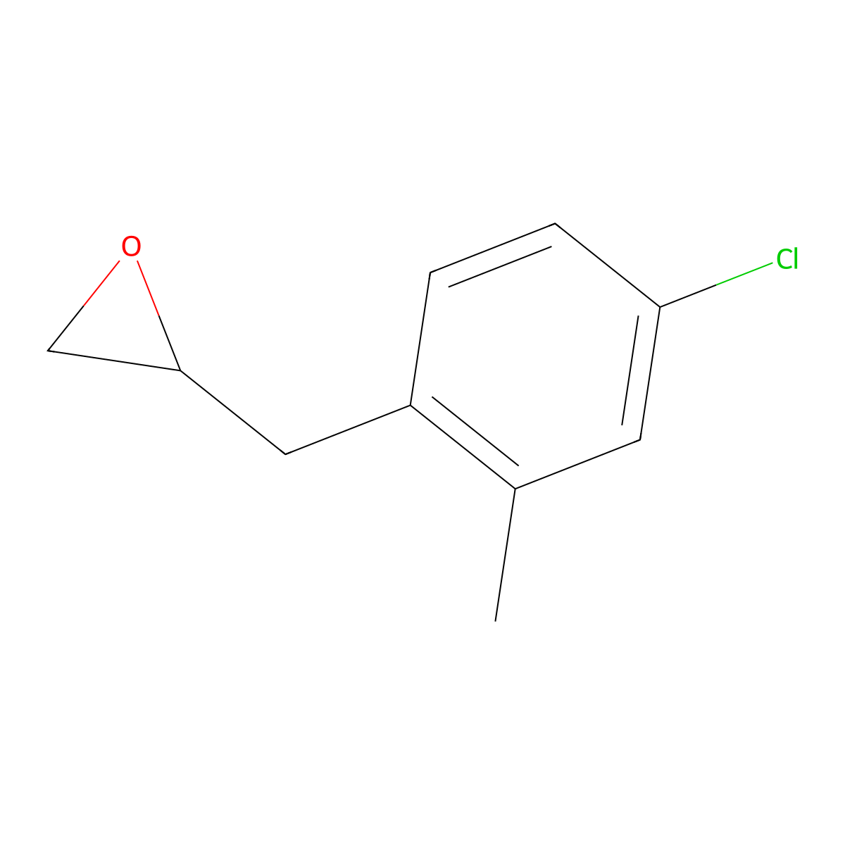 2-[(4-Chloro-2-methylphenyl)methyl]oxirane molecular structure, CAS 2229236-76-2