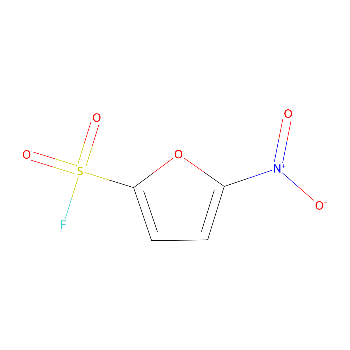 5-Nitrofuran-2-sulfonyl fluoride molecular structure, CAS 2229288-34-8