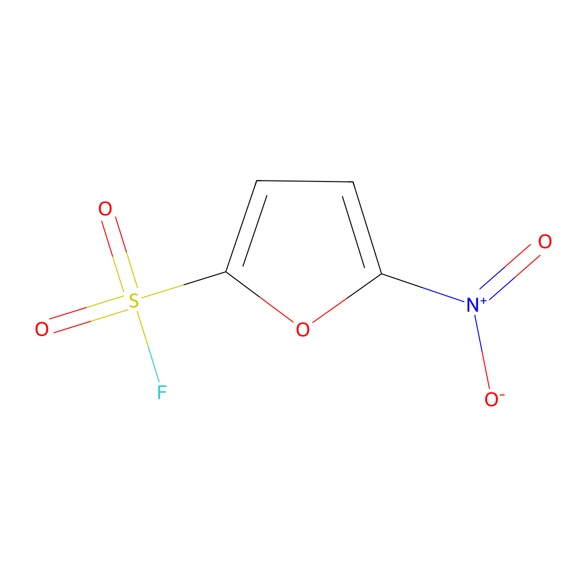 5-Nitrofuran-2-sulfonyl fluoride molecular structure, CAS 2229288-34-8