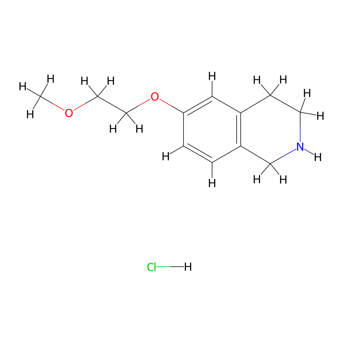 6-(2-Methoxyethoxy)-1,2,3,4-tetrahydroisoquinoline hydrochloride molecular structure, CAS 2229308-78-3