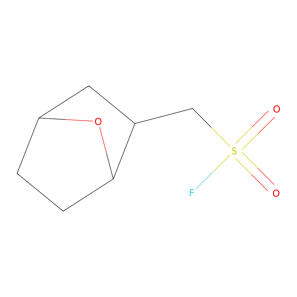 {7-Oxabicyclo[2.2.1]heptan-2-yl}methanesulfonyl fluoride molecular structure, CAS 2229319-37-1