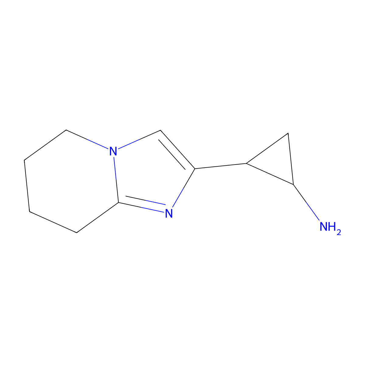 2-{5H,6H,7H,8H-imidazo[1,2-a]pyridin-2-yl}cyclopropan-1-amine molecular structure, CAS 2229326-70-7