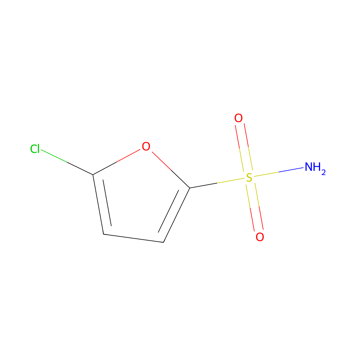 5-Chlorofuran-2-sulfonamide molecular structure, CAS 2229422-54-0