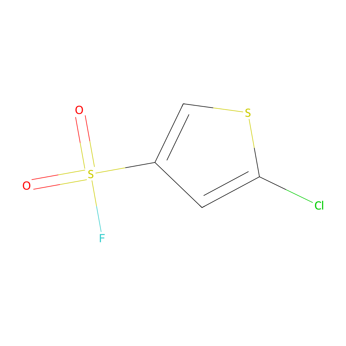 5-Chlorothiophene-3-sulfonyl fluoride molecular structure, CAS 2229464-56-4
