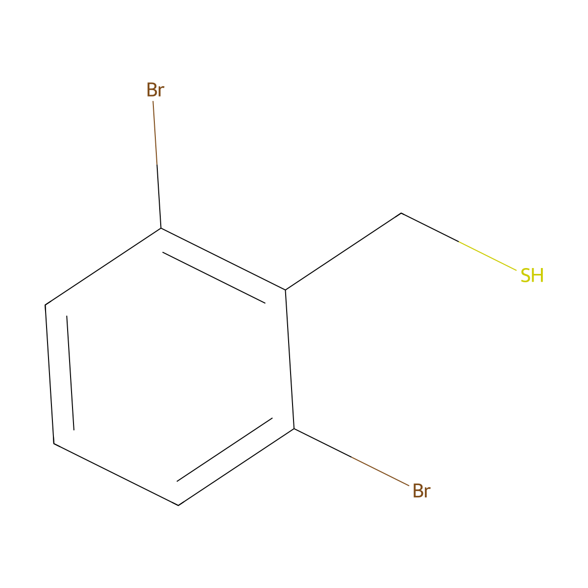 (2,6-Dibromophenyl)methanethiol molecular structure, CAS 2229468-29-3