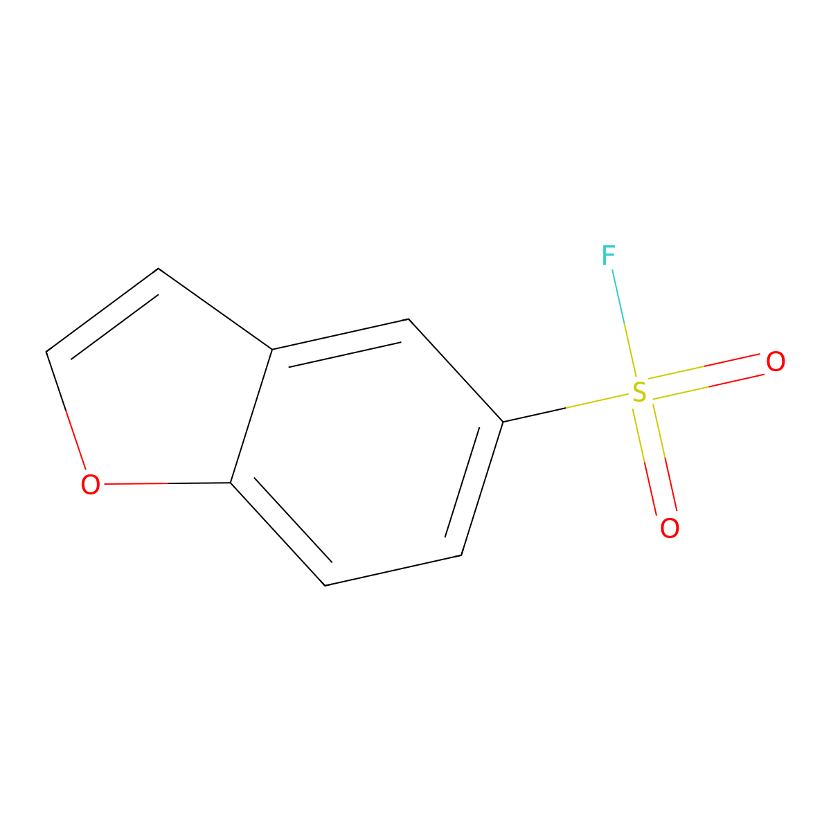 1-Benzofuran-5-sulfonyl fluoride molecular structure, CAS 2229536-93-8
