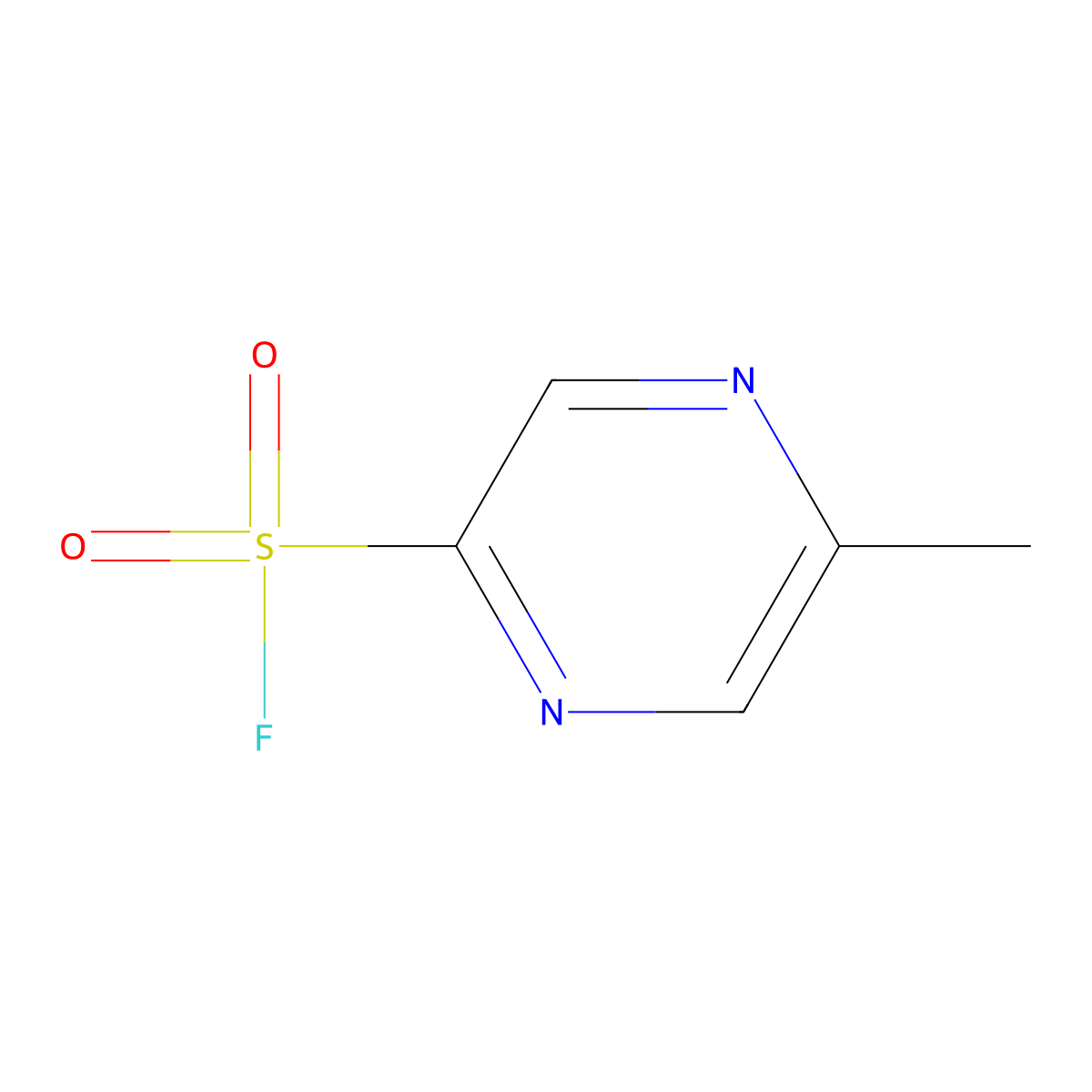 5-Methylpyrazine-2-sulfonyl fluoride molecular structure, CAS 2229561-18-4