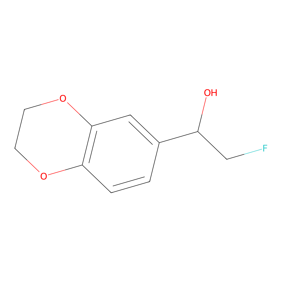 1-(2,3-Dihydro-1,4-benzodioxin-6-yl)-2-fluoroethan-1-ol molecular structure, CAS 2229566-51-0
