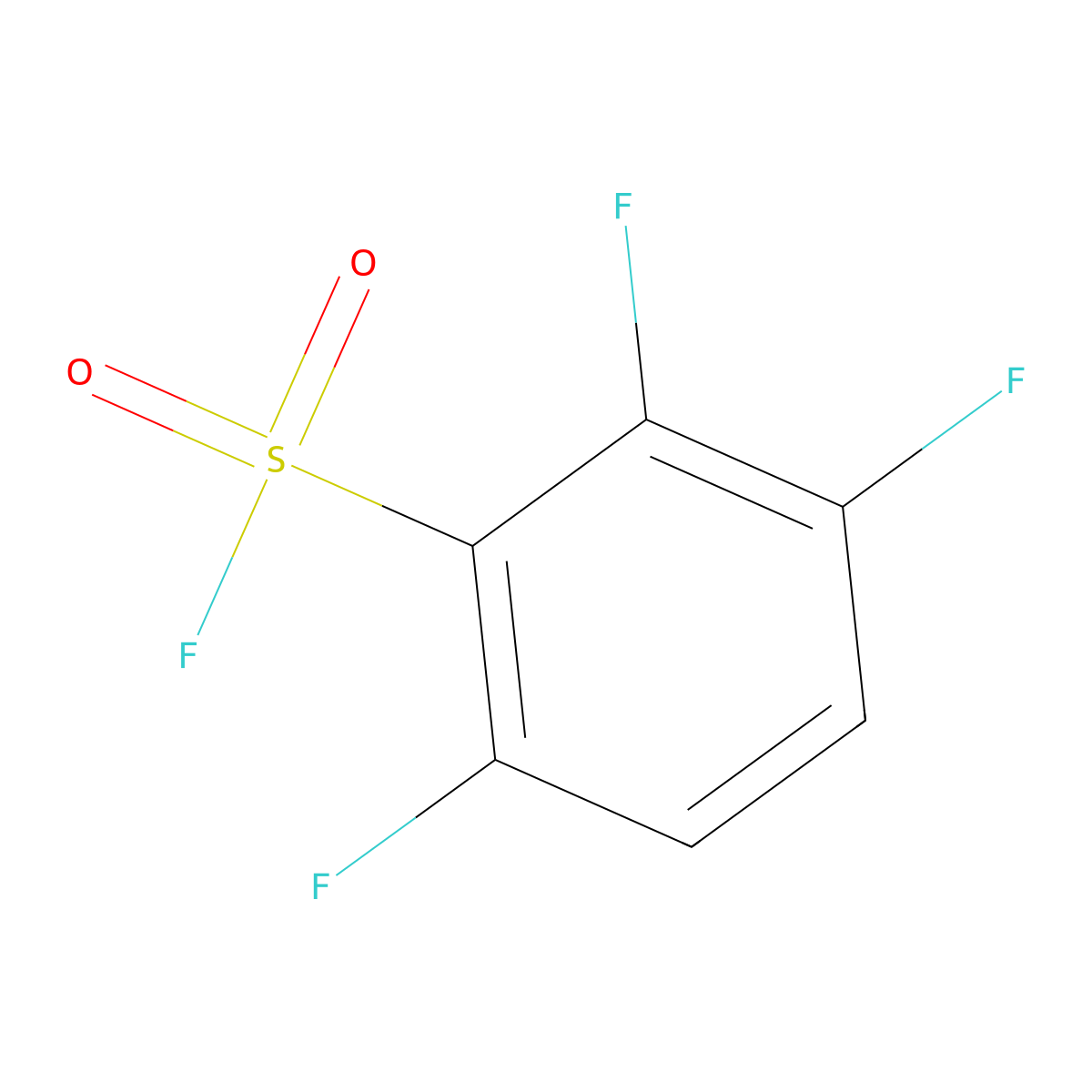 2,3,6-Trifluorobenzene-1-sulfonyl fluoride molecular structure, CAS 2229567-94-4