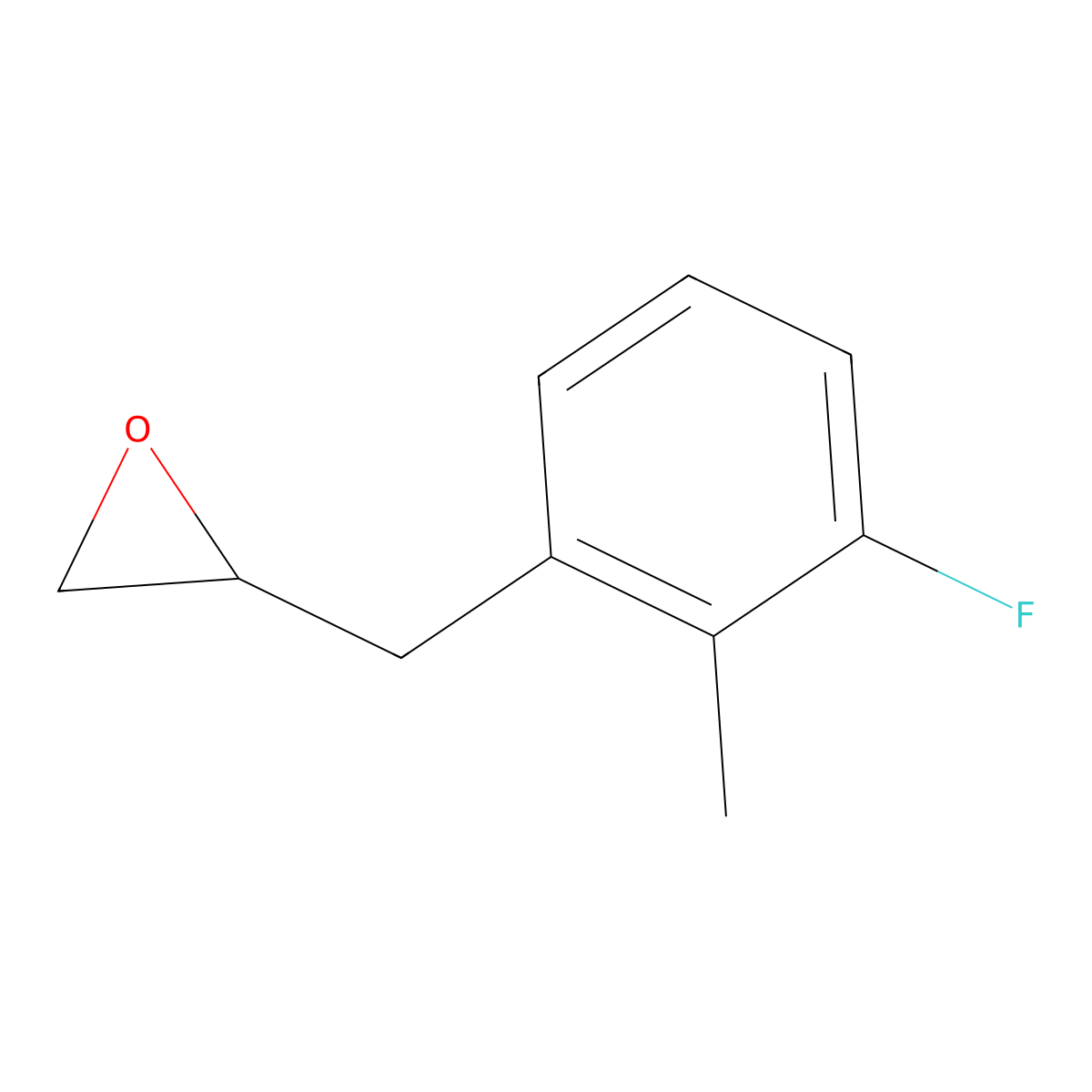 2-[(3-Fluoro-2-methylphenyl)methyl]oxirane molecular structure, CAS 2229583-50-8