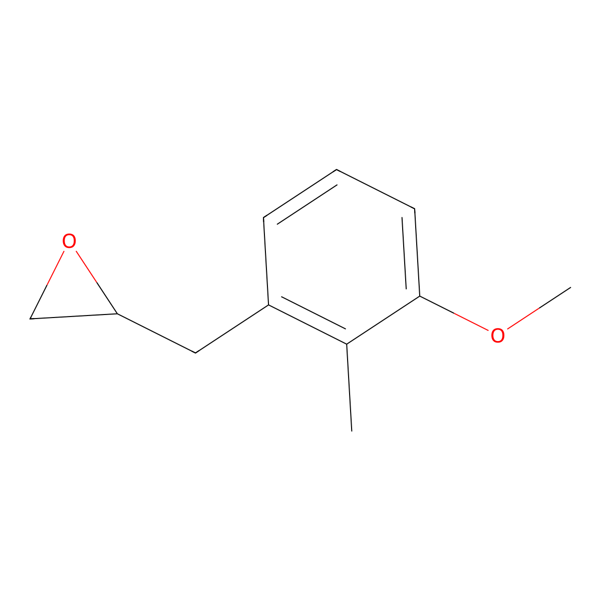 2-[(3-Methoxy-2-methylphenyl)methyl]oxirane molecular structure, CAS 2229599-17-9