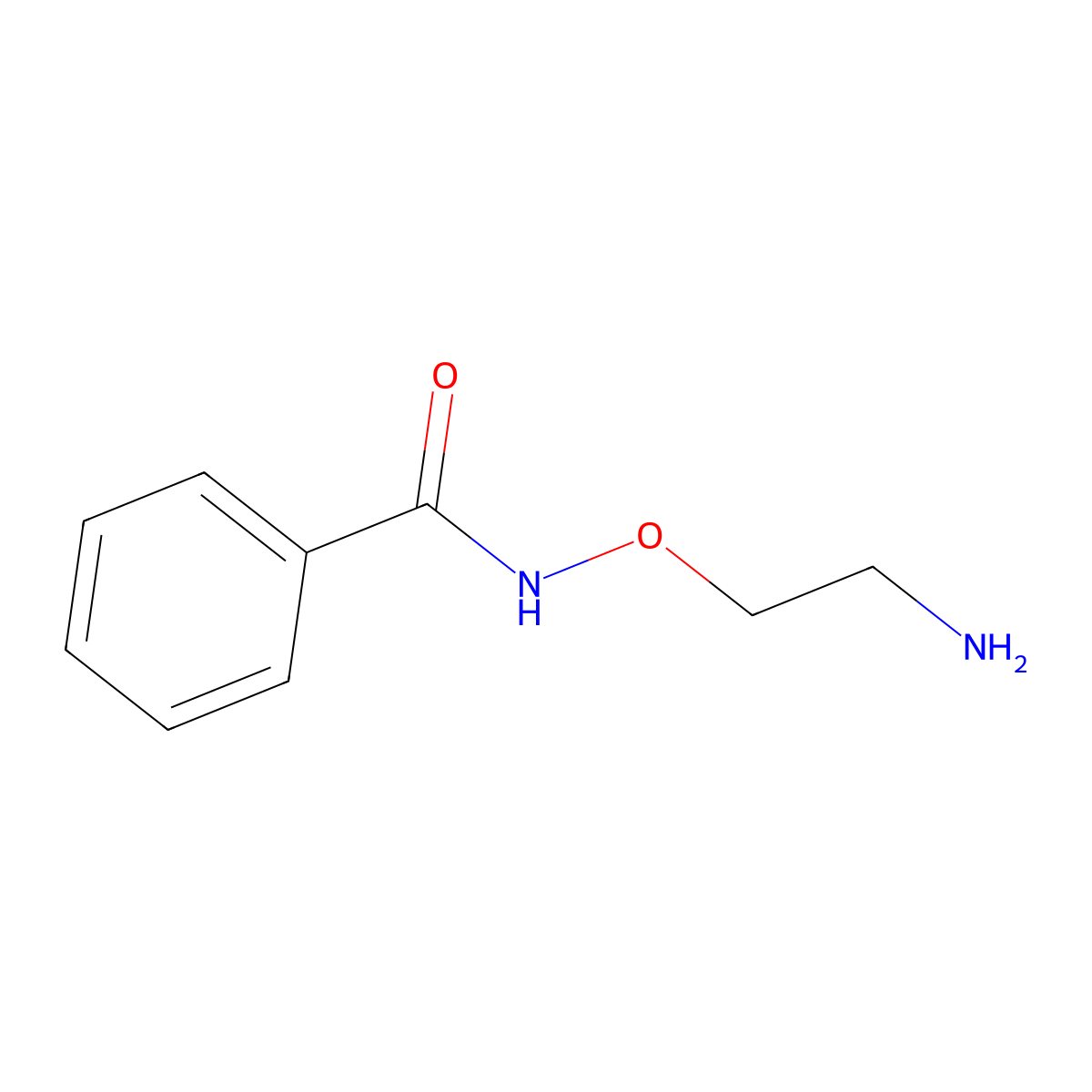N-(2-Aminoethoxy)benzamide molecular structure, CAS 222960-38-5