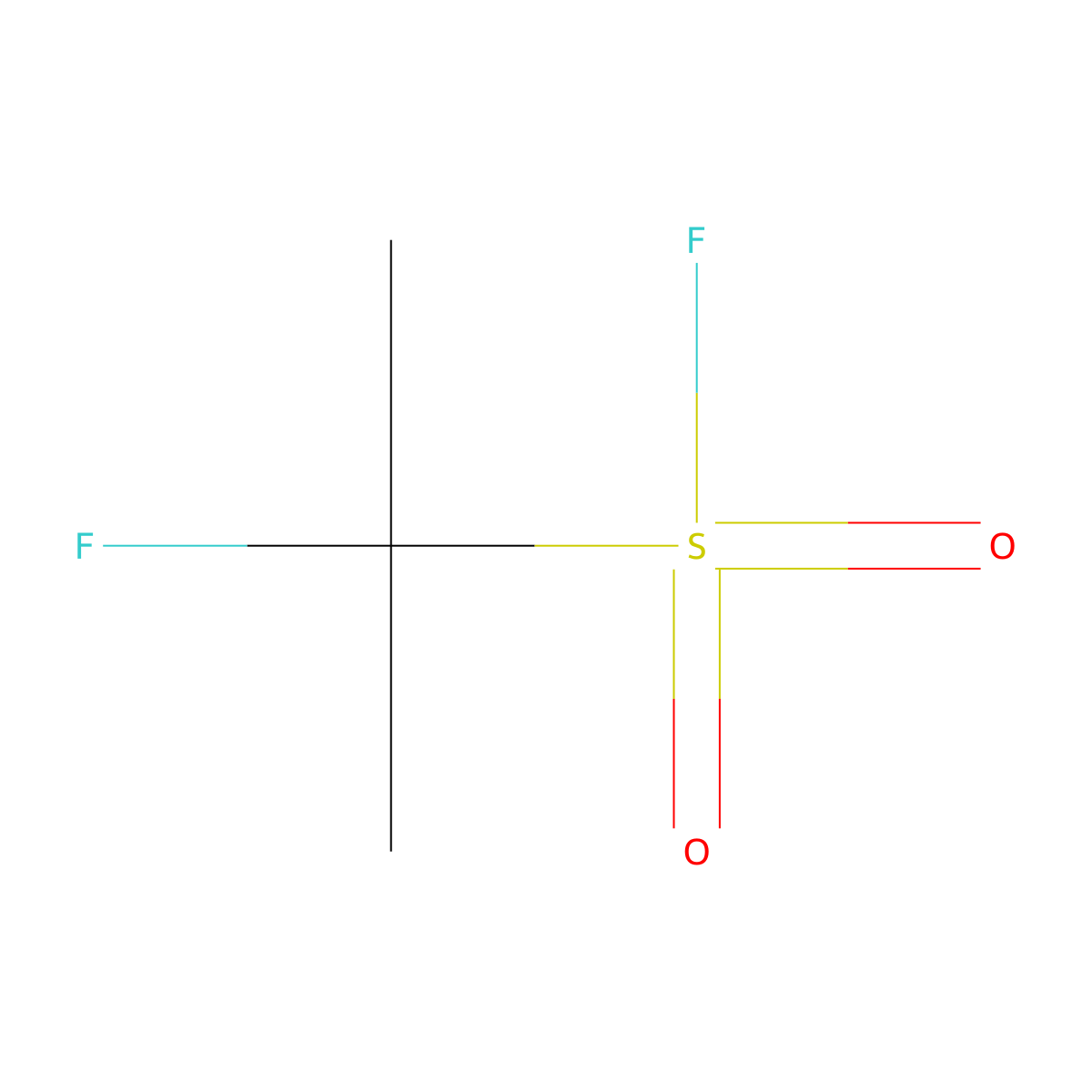 2-Fluoropropane-2-sulfonyl fluoride molecular structure, CAS 2229616-02-6