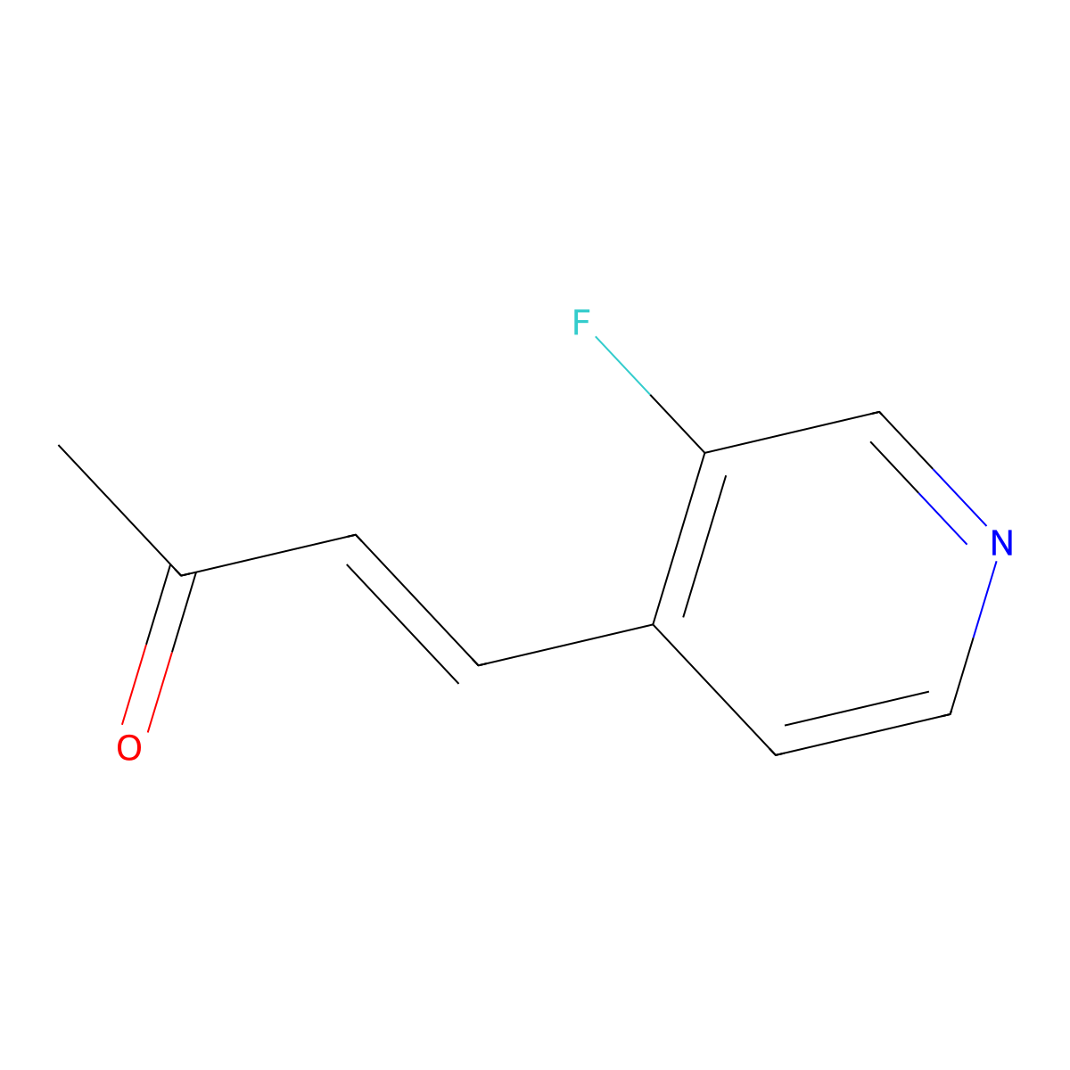 4-(3-Fluoropyridin-4-yl)but-3-en-2-one molecular structure, CAS 2229642-54-8