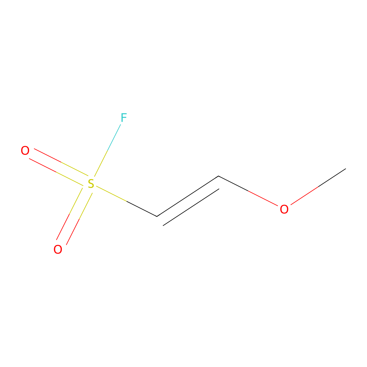 (E)-2-methoxyethene-1-sulfonyl fluoride molecular structure, CAS 2229644-51-1