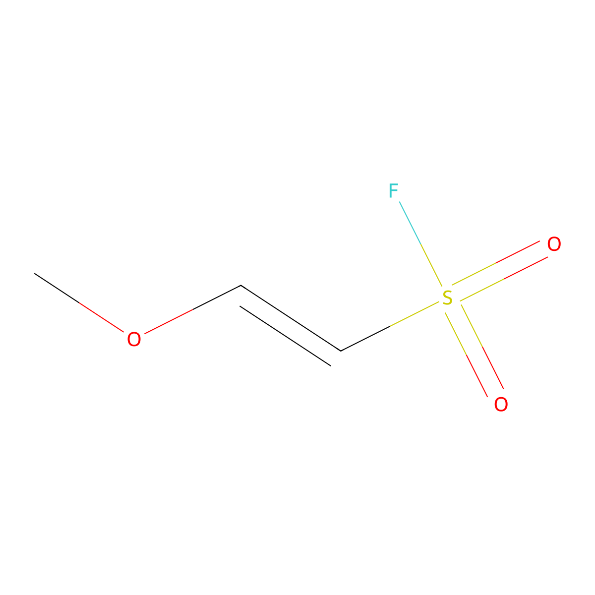 (E)-2-methoxyethene-1-sulfonyl fluoride molecular structure, CAS 2229644-51-1