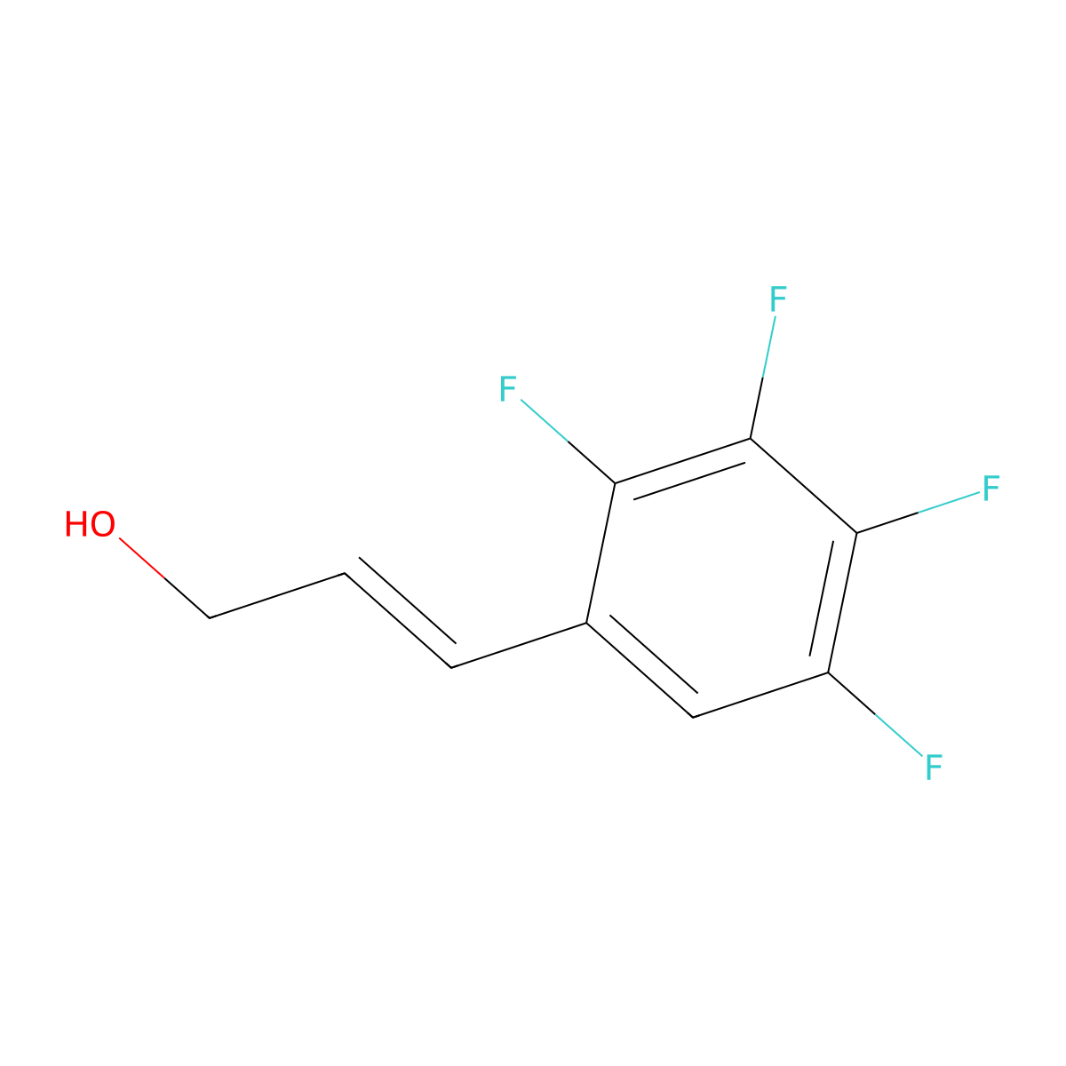 3-(2,3,4,5-Tetrafluorophenyl)prop-2-en-1-ol molecular structure, CAS 2229646-30-2