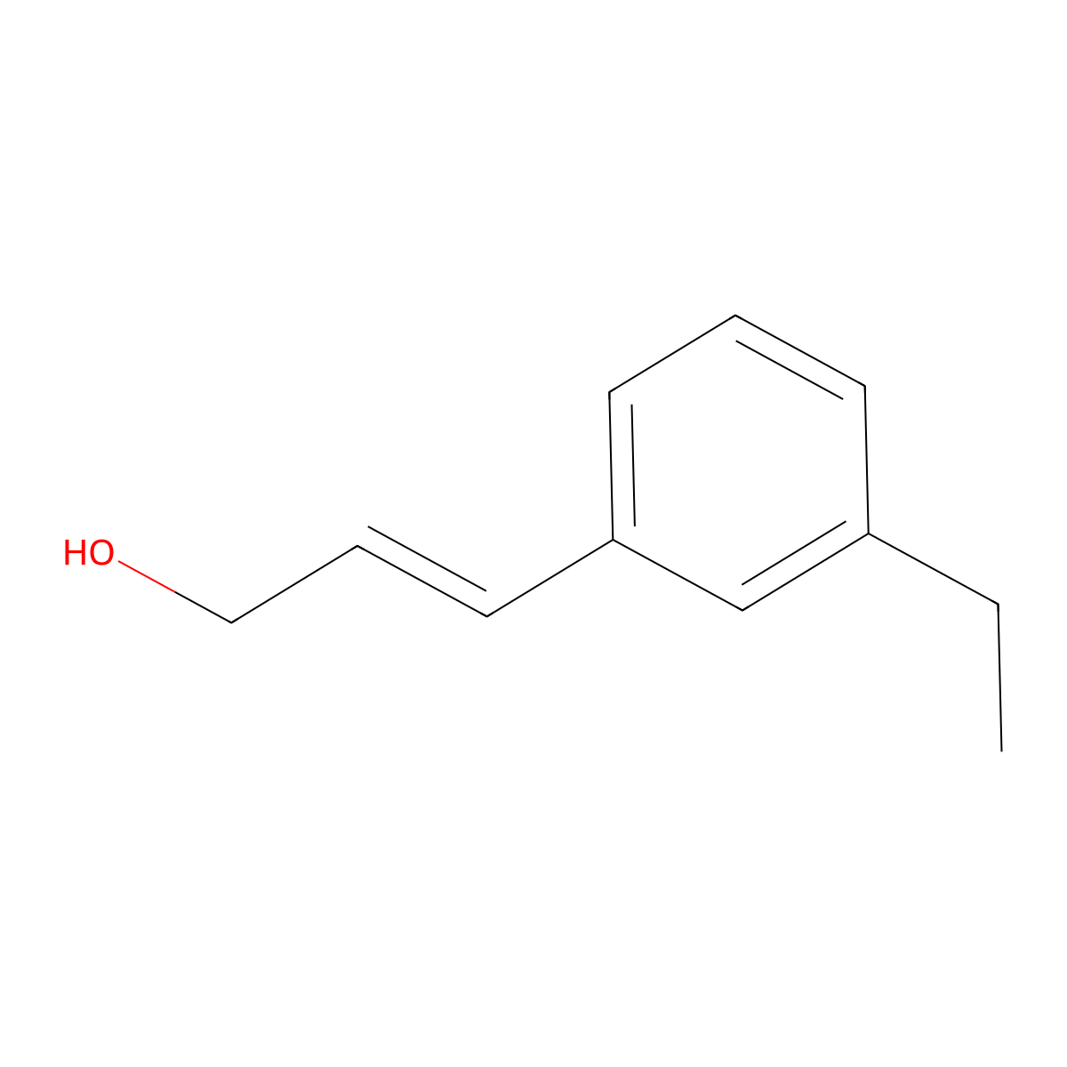 3-(3-Ethylphenyl)prop-2-en-1-ol molecular structure, CAS 2229646-94-8