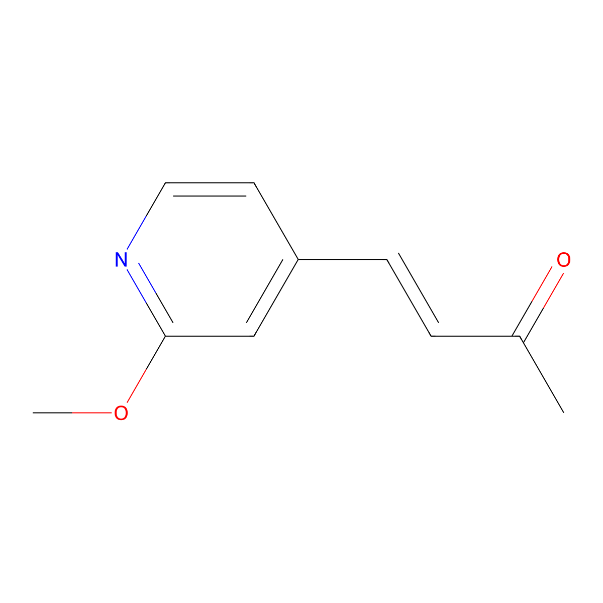 4-(2-Methoxypyridin-4-yl)but-3-en-2-one molecular structure, CAS 2229648-72-8