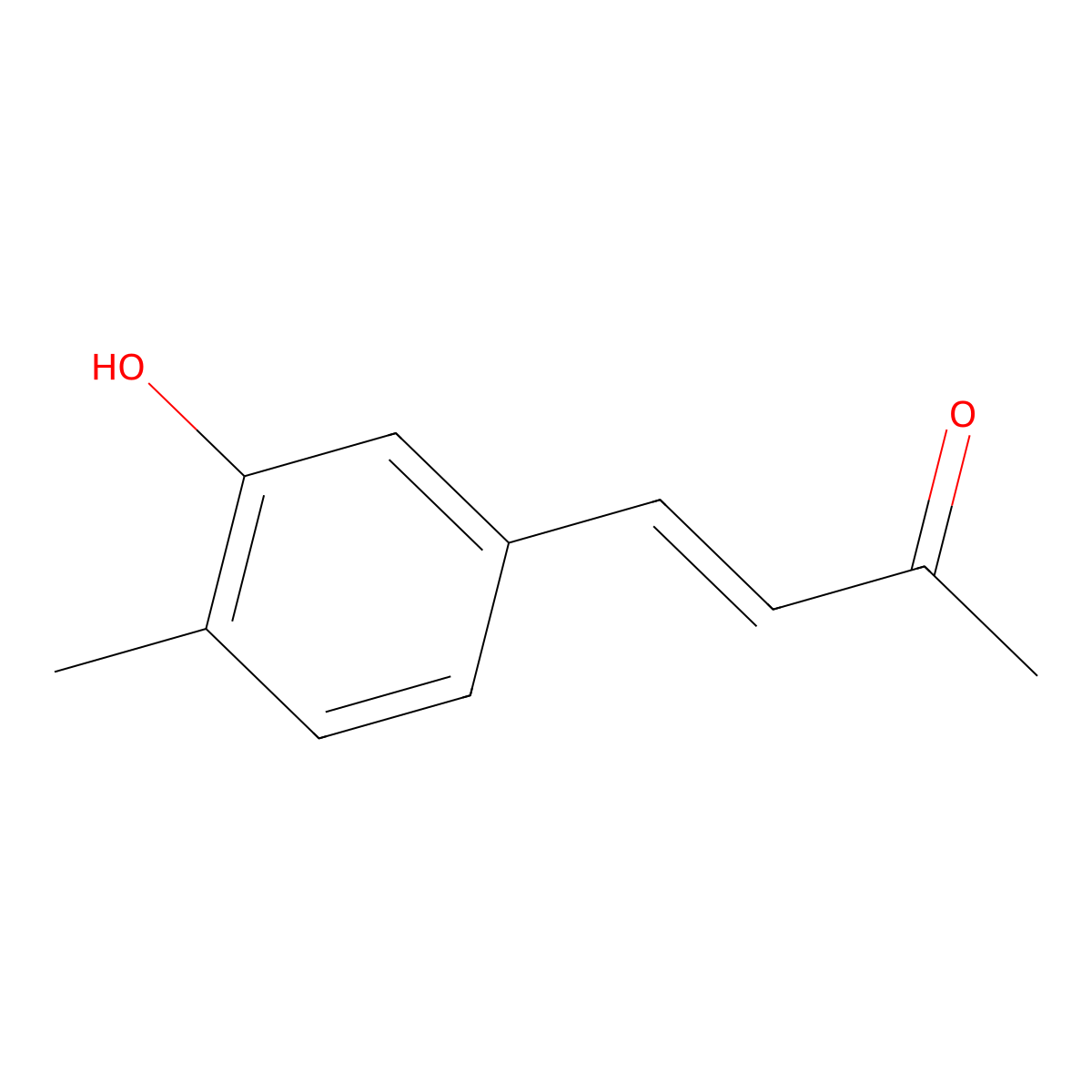 4-(3-Hydroxy-4-methylphenyl)but-3-en-2-one molecular structure, CAS 2229648-75-1