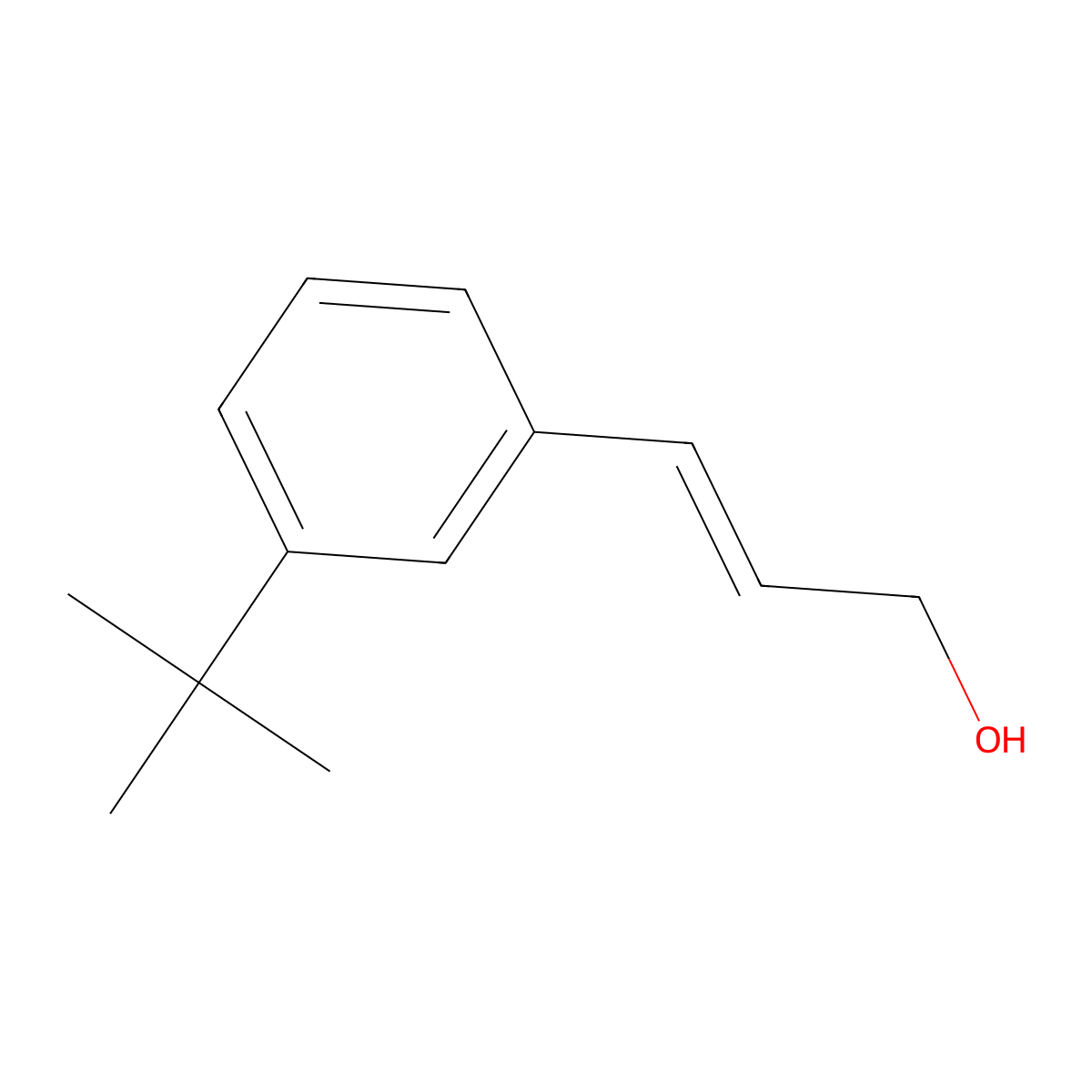 3-(3-Tert-butylphenyl)prop-2-en-1-ol molecular structure, CAS 2229649-50-5