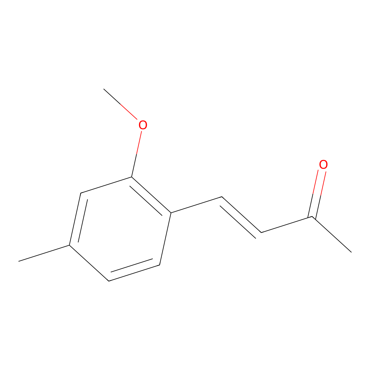 4-(2-Methoxy-4-methylphenyl)but-3-en-2-one molecular structure, CAS 2229653-80-7