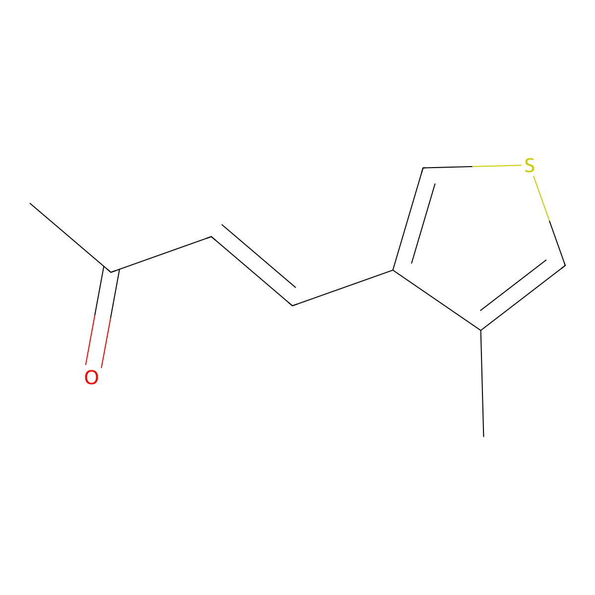 4-(4-Methylthiophen-3-yl)but-3-en-2-one molecular structure, CAS 2229654-20-8