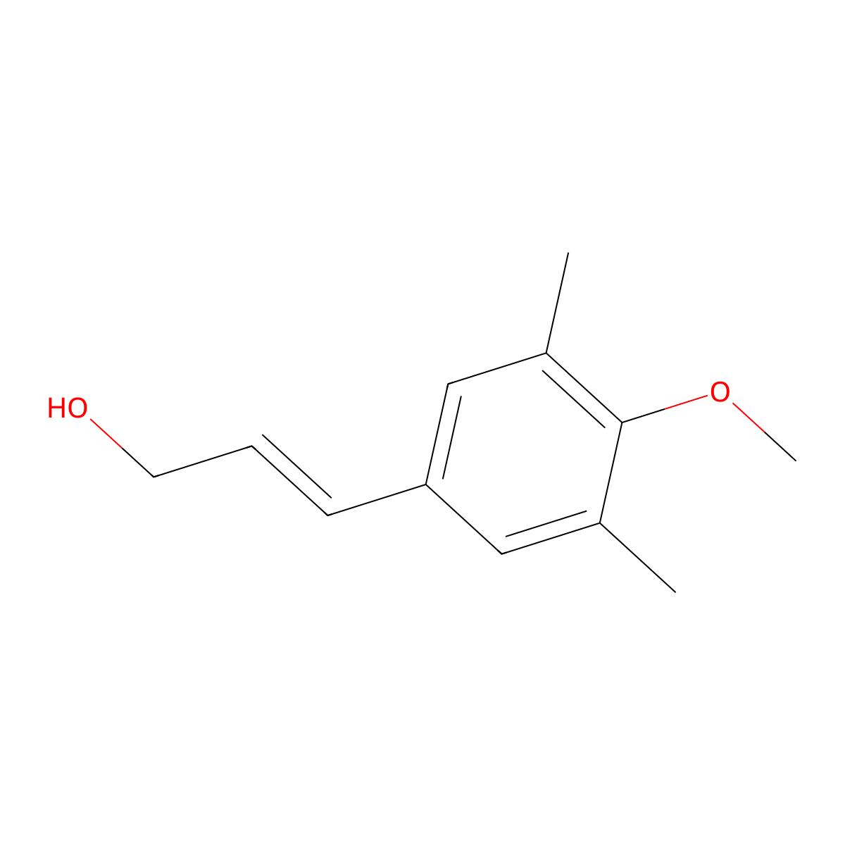 3-(4-Methoxy-3,5-dimethylphenyl)prop-2-en-1-ol molecular structure, CAS 2229658-42-6