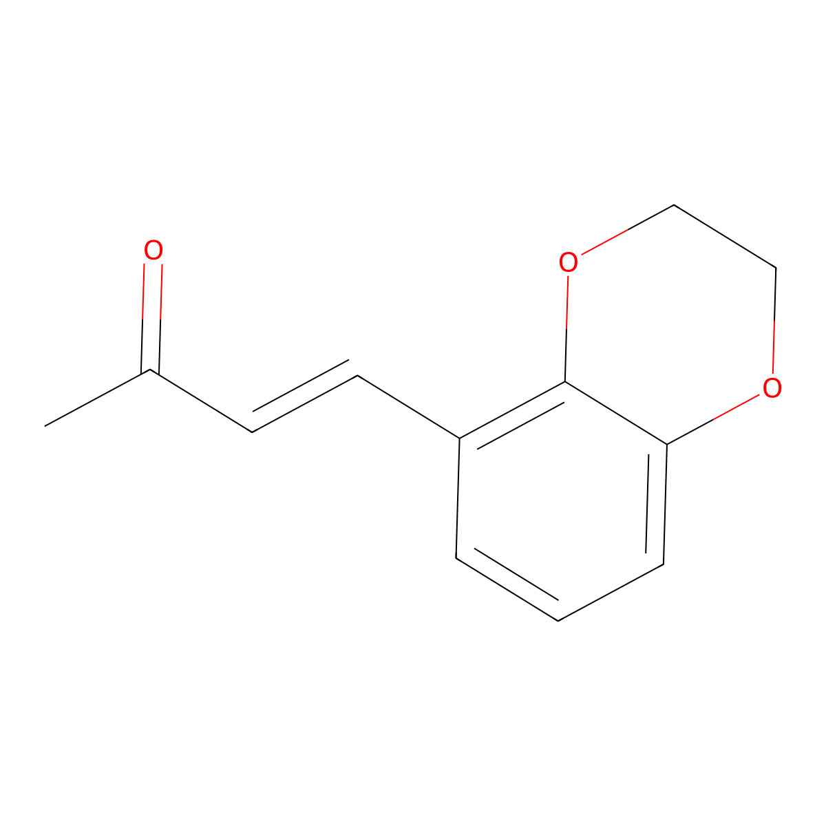 4-(2,3-Dihydro-1,4-benzodioxin-5-yl)but-3-en-2-one molecular structure, CAS 2229660-74-4
