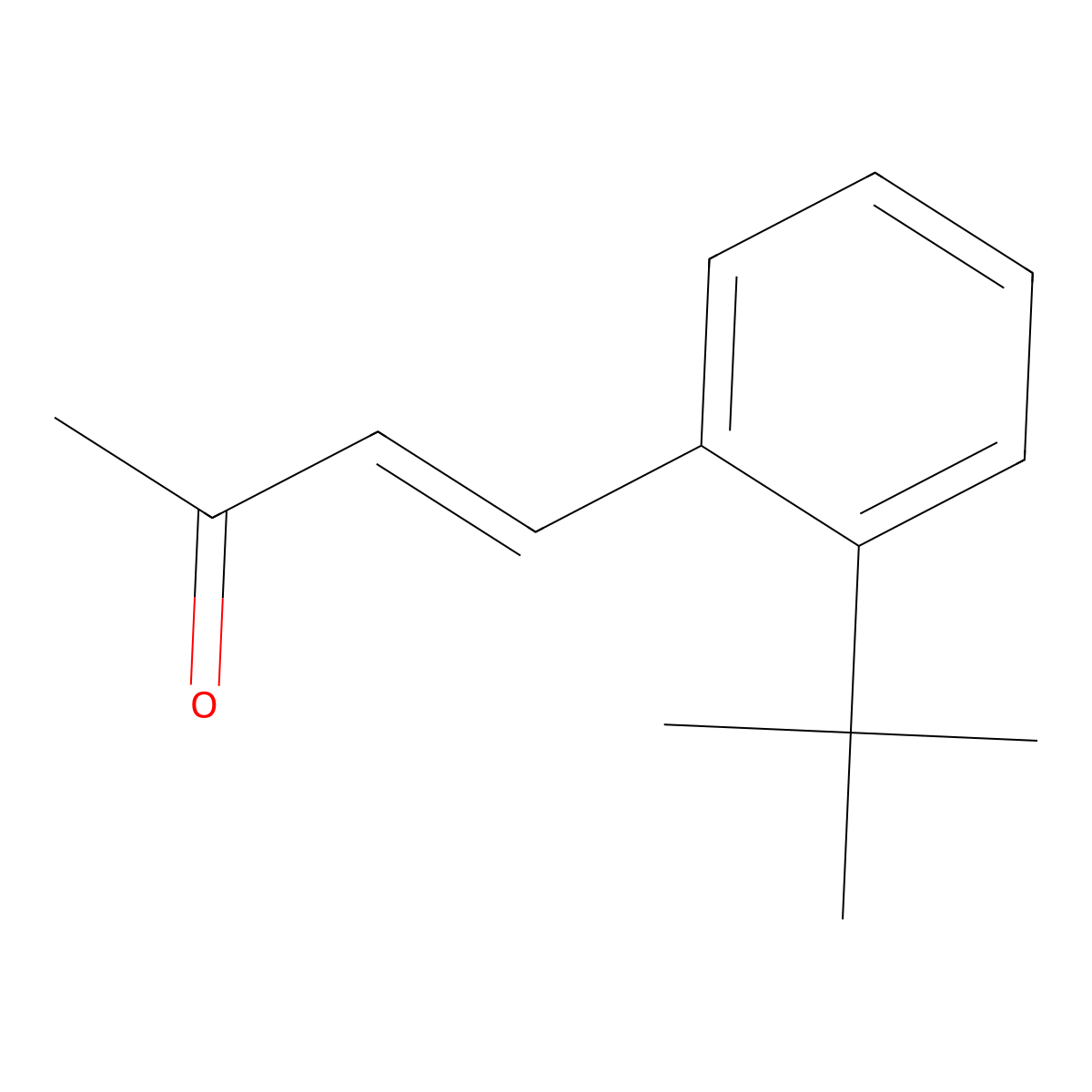 4-(2-Tert-butylphenyl)but-3-en-2-one molecular structure, CAS 2229662-59-1