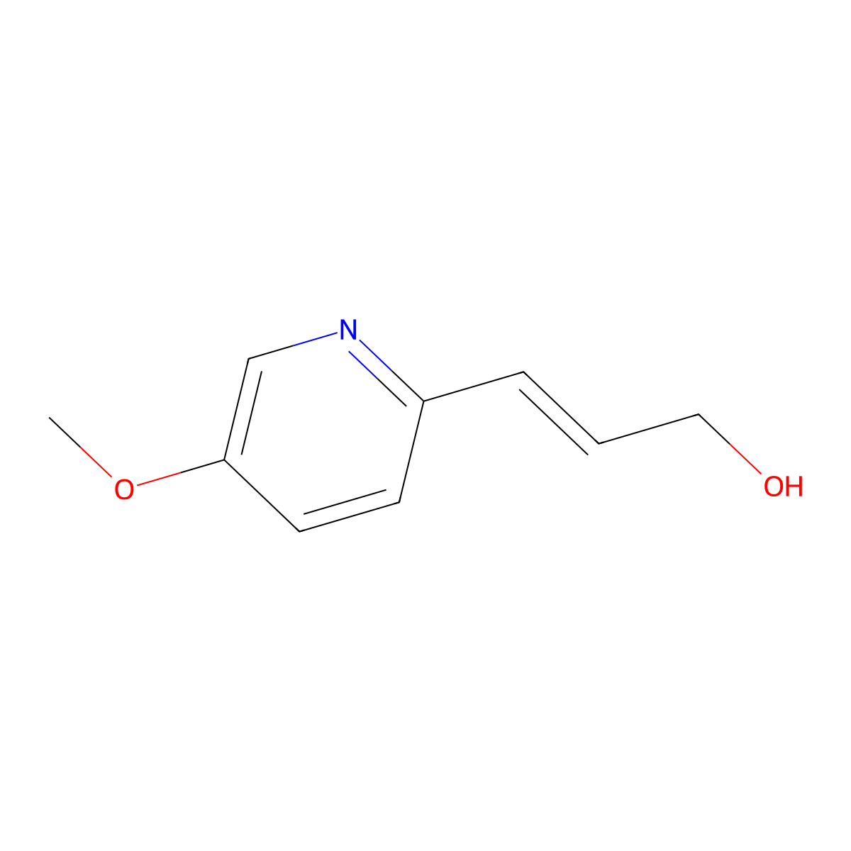 3-(5-Methoxypyridin-2-yl)prop-2-en-1-ol molecular structure, CAS 2229669-51-4