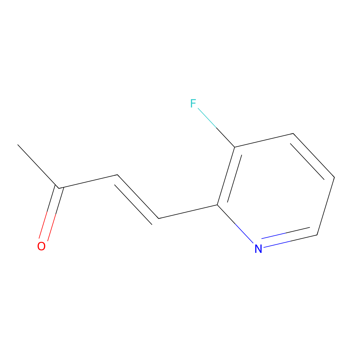 4-(3-Fluoropyridin-2-yl)but-3-en-2-one molecular structure, CAS 2229671-01-4