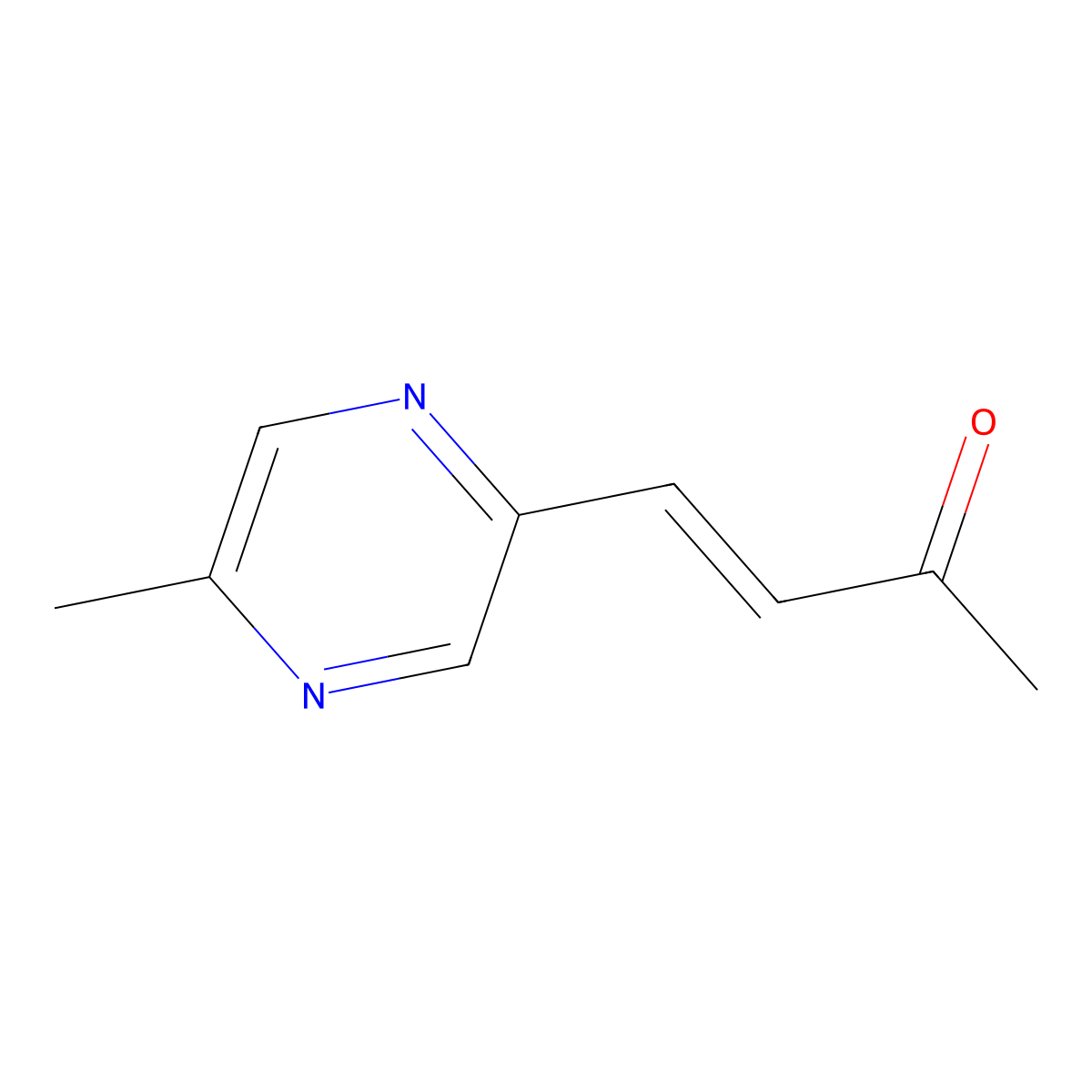 4-(5-Methylpyrazin-2-yl)but-3-en-2-one molecular structure, CAS 2229680-09-3