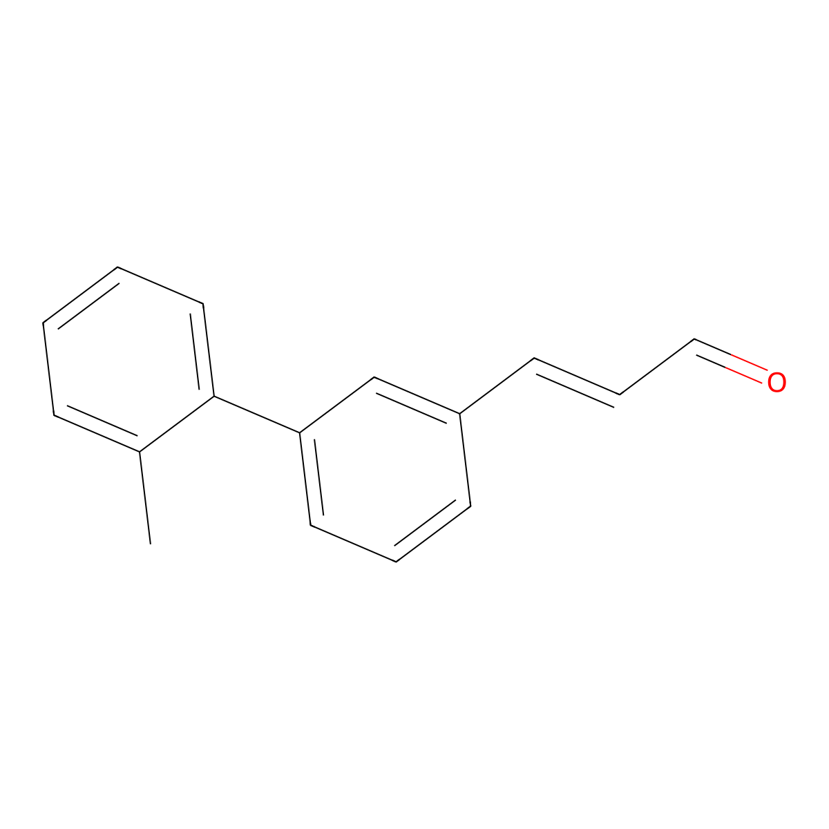 3-[3-(2-Methylphenyl)phenyl]prop-2-enal molecular structure, CAS 2229682-92-0