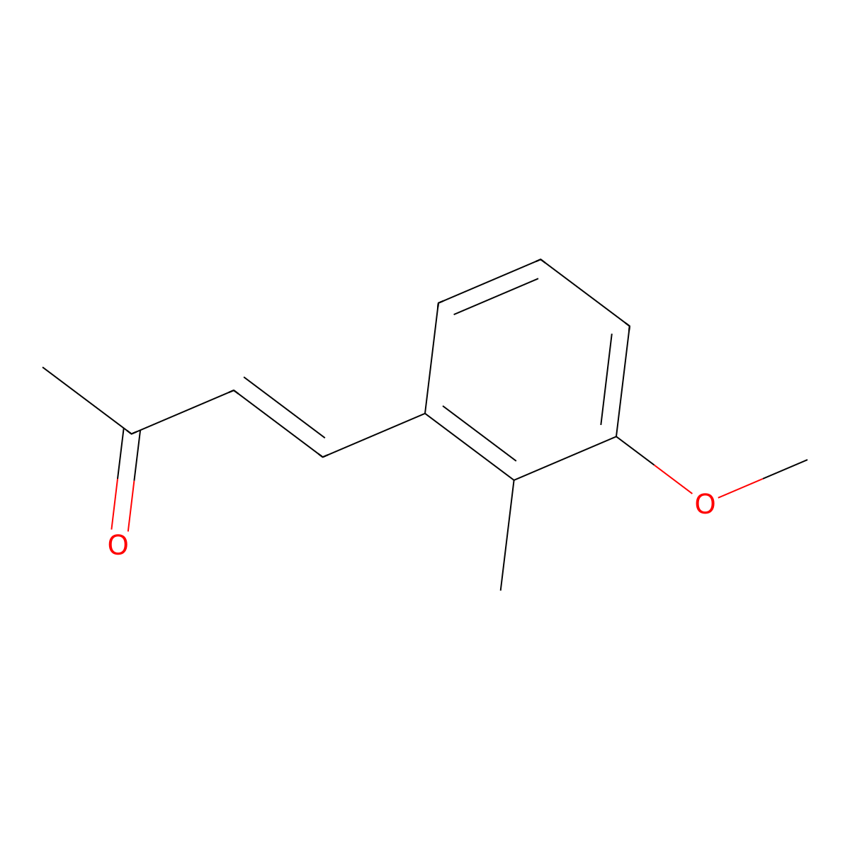 4-(3-Methoxy-2-methylphenyl)but-3-en-2-one molecular structure, CAS 2229682-98-6