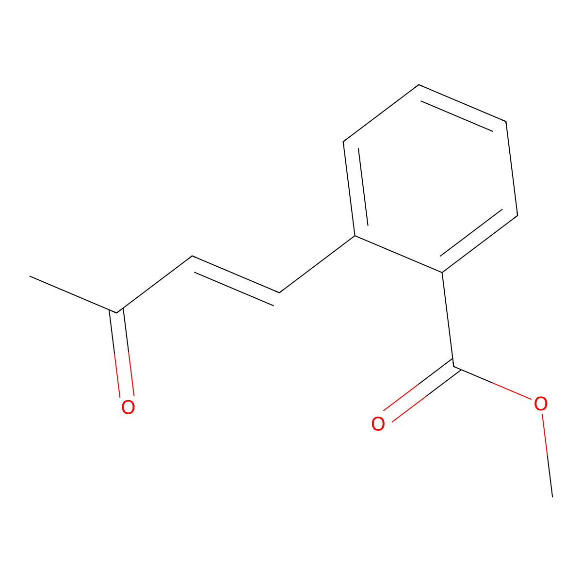 Methyl 2-(3-oxobut-1-en-1-yl)benzoate molecular structure, CAS 2229683-18-3