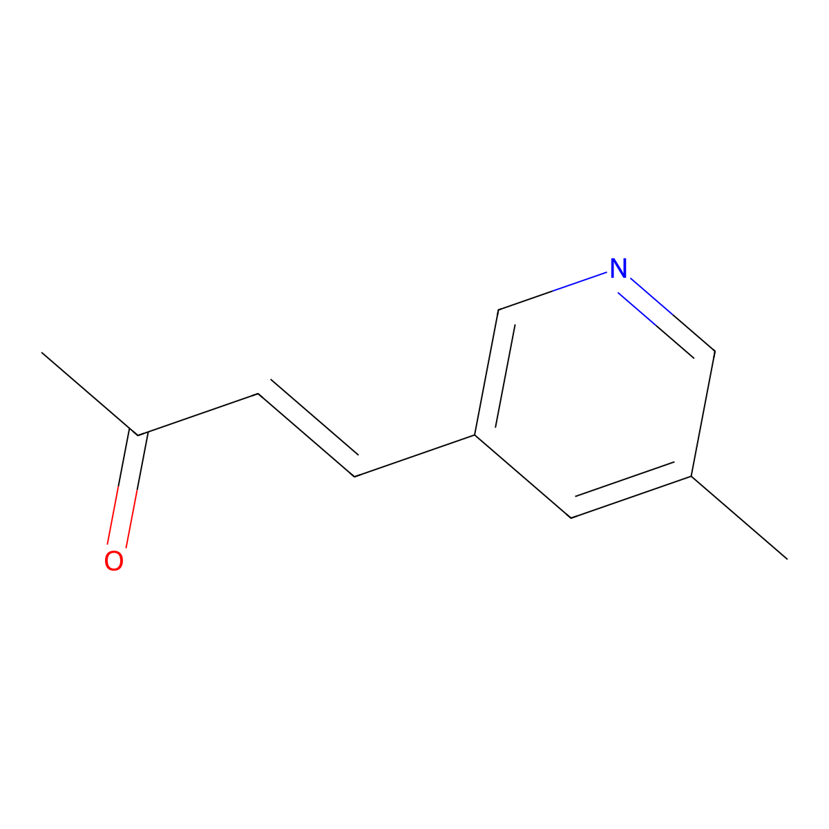 4-(5-Methylpyridin-3-yl)but-3-en-2-one molecular structure, CAS 2229687-97-0