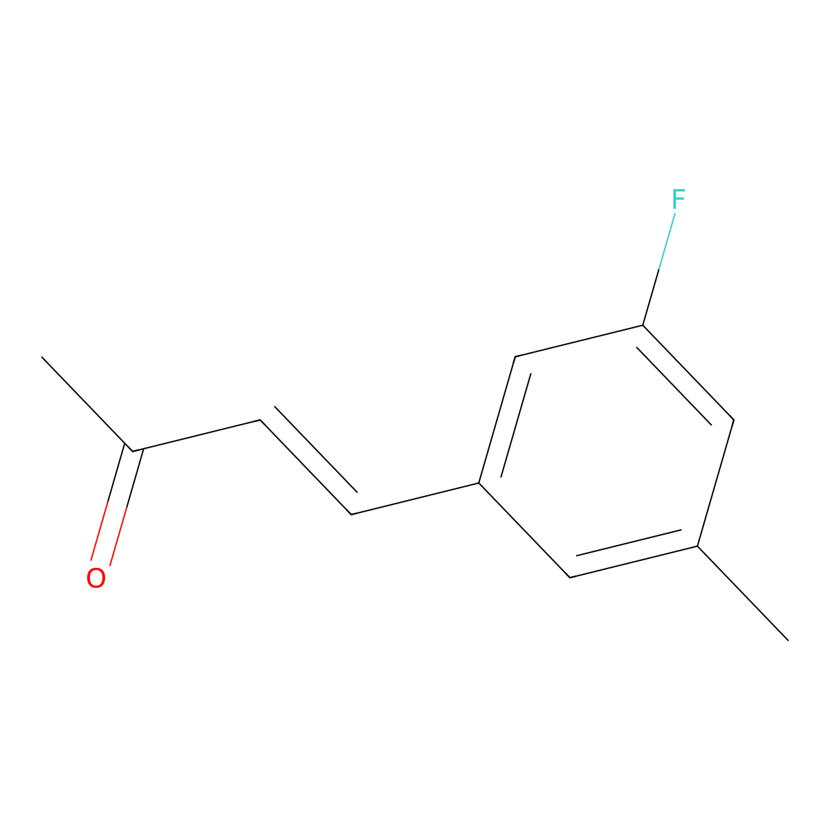 4-(3-Fluoro-5-methylphenyl)but-3-en-2-one molecular structure, CAS 2229689-12-5