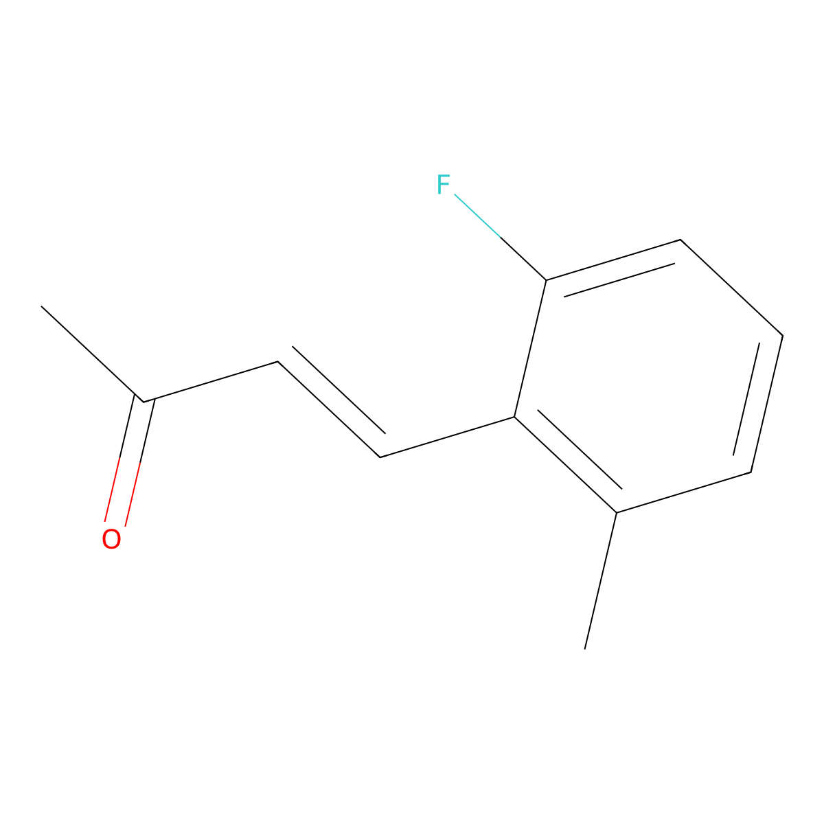 4-(2-Fluoro-6-methylphenyl)but-3-en-2-one molecular structure, CAS 2229693-88-1