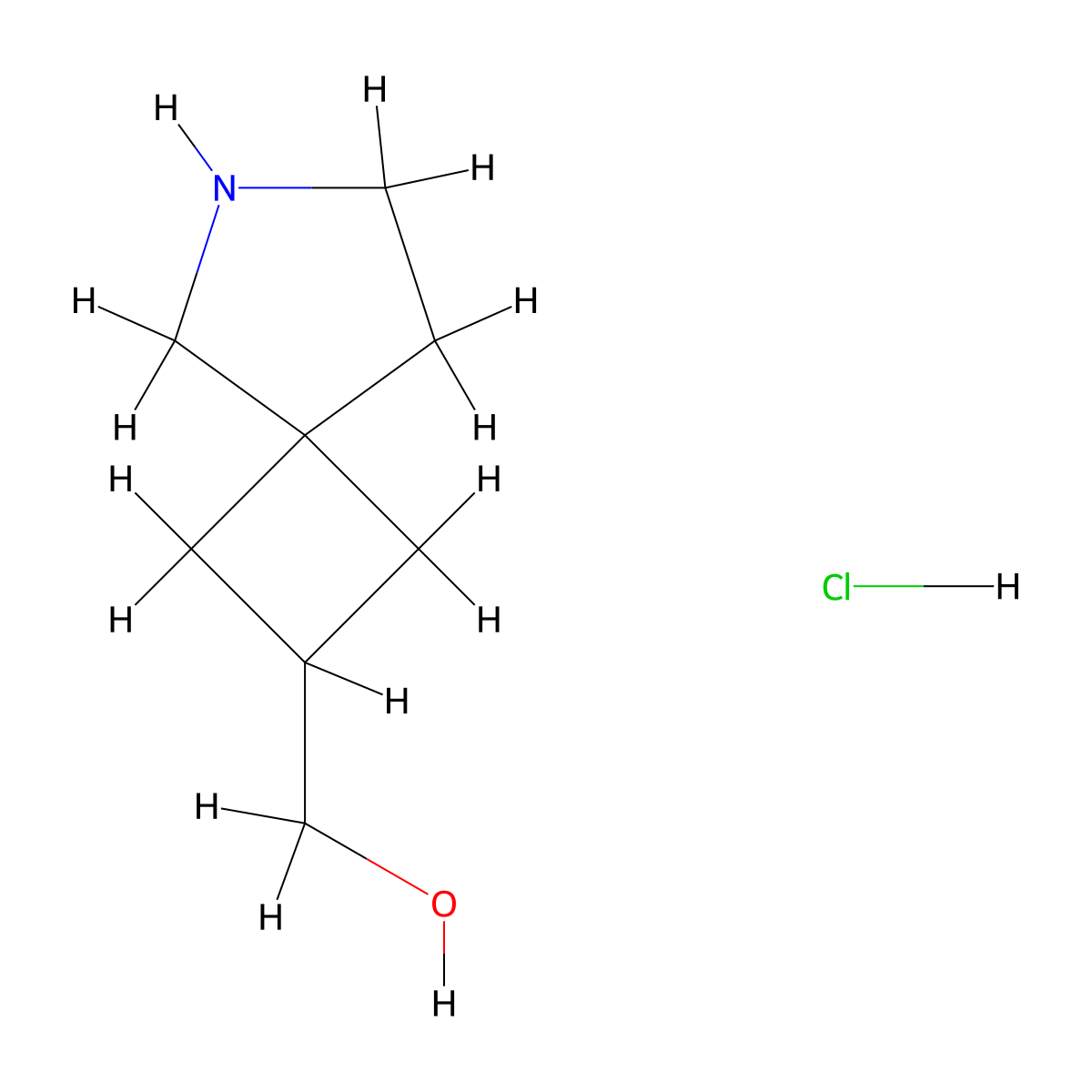 {6-Azaspiro[3.4]octan-2-yl}methanol hydrochloride molecular structure, CAS 2229722-27-2