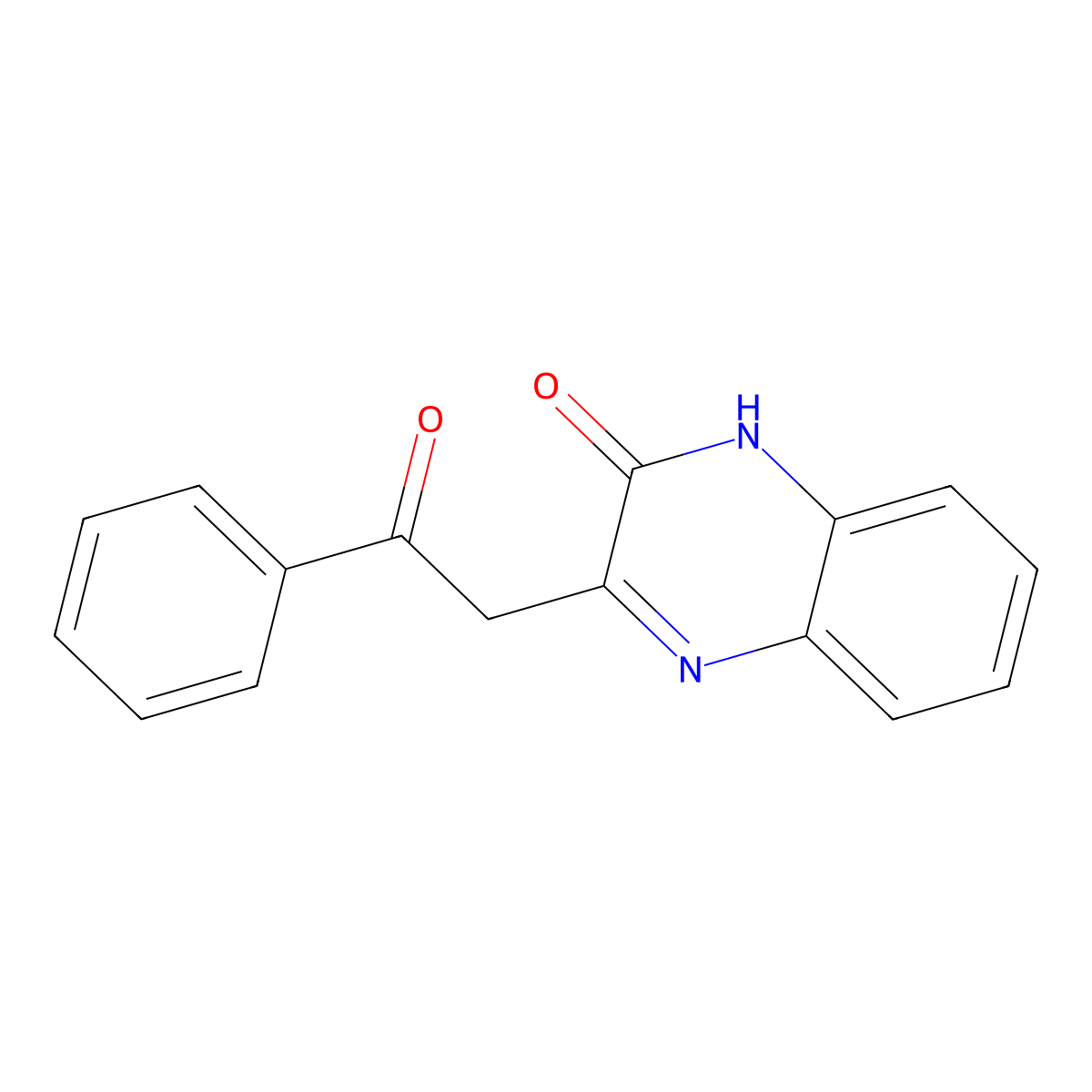 3-(2-Oxo-2-phenylethyl)quinoxalin-2(1h)-one molecular structure, CAS 22298-77-7