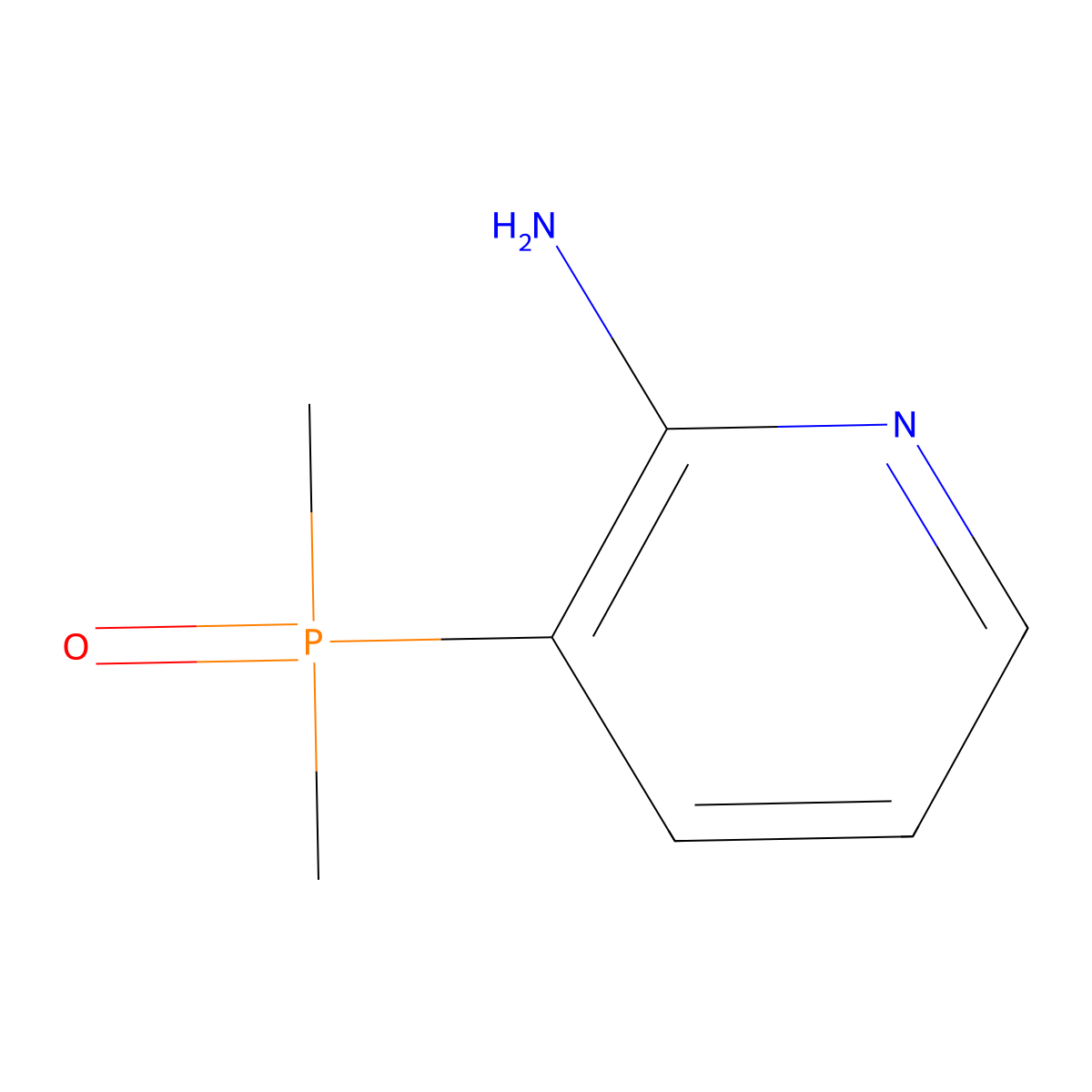 (2-Aminopyridin-3-YL)dimethylphosphine oxide molecular structure, CAS 2229830-69-5