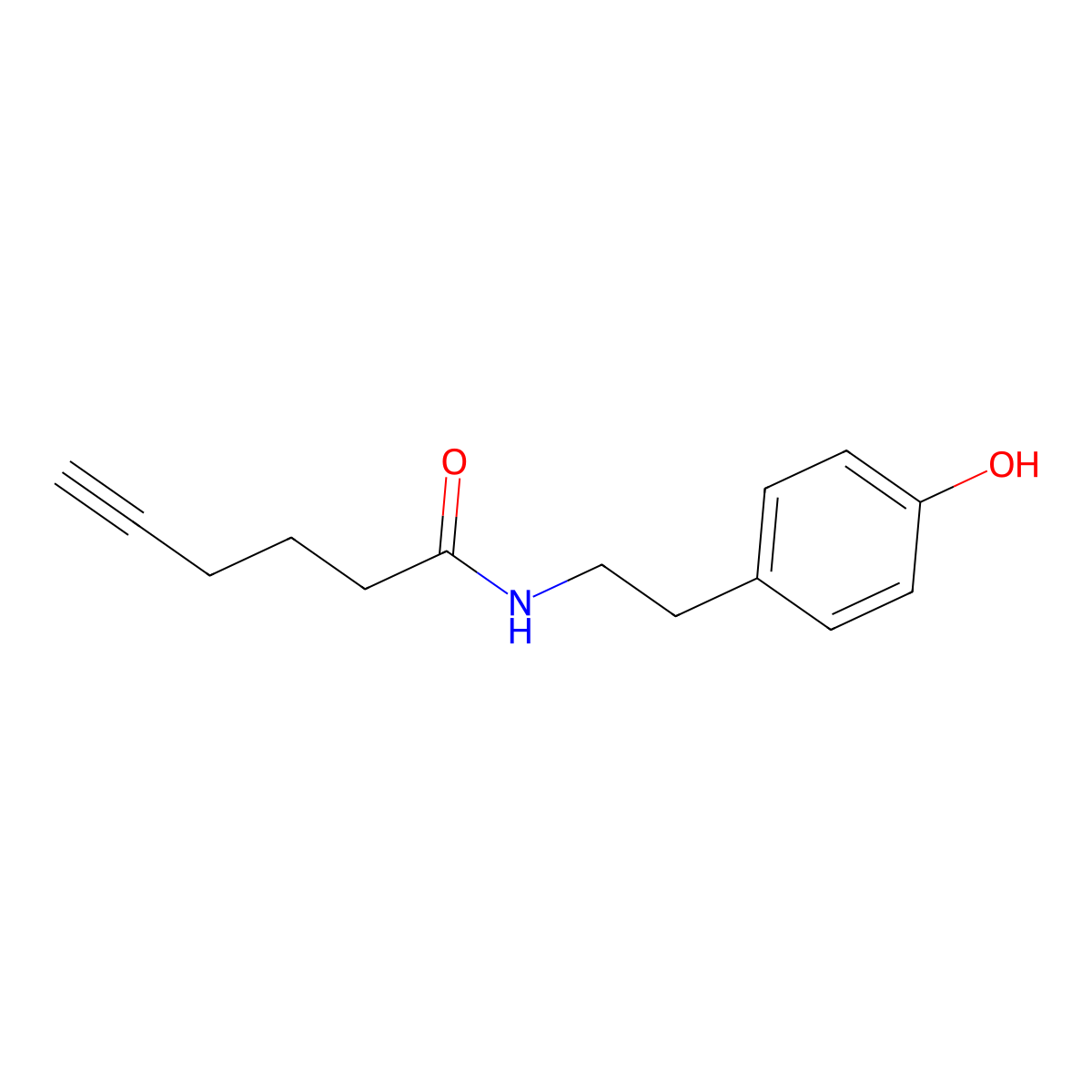 Tyramide alkyne molecular structure, CAS 2230051-33-7