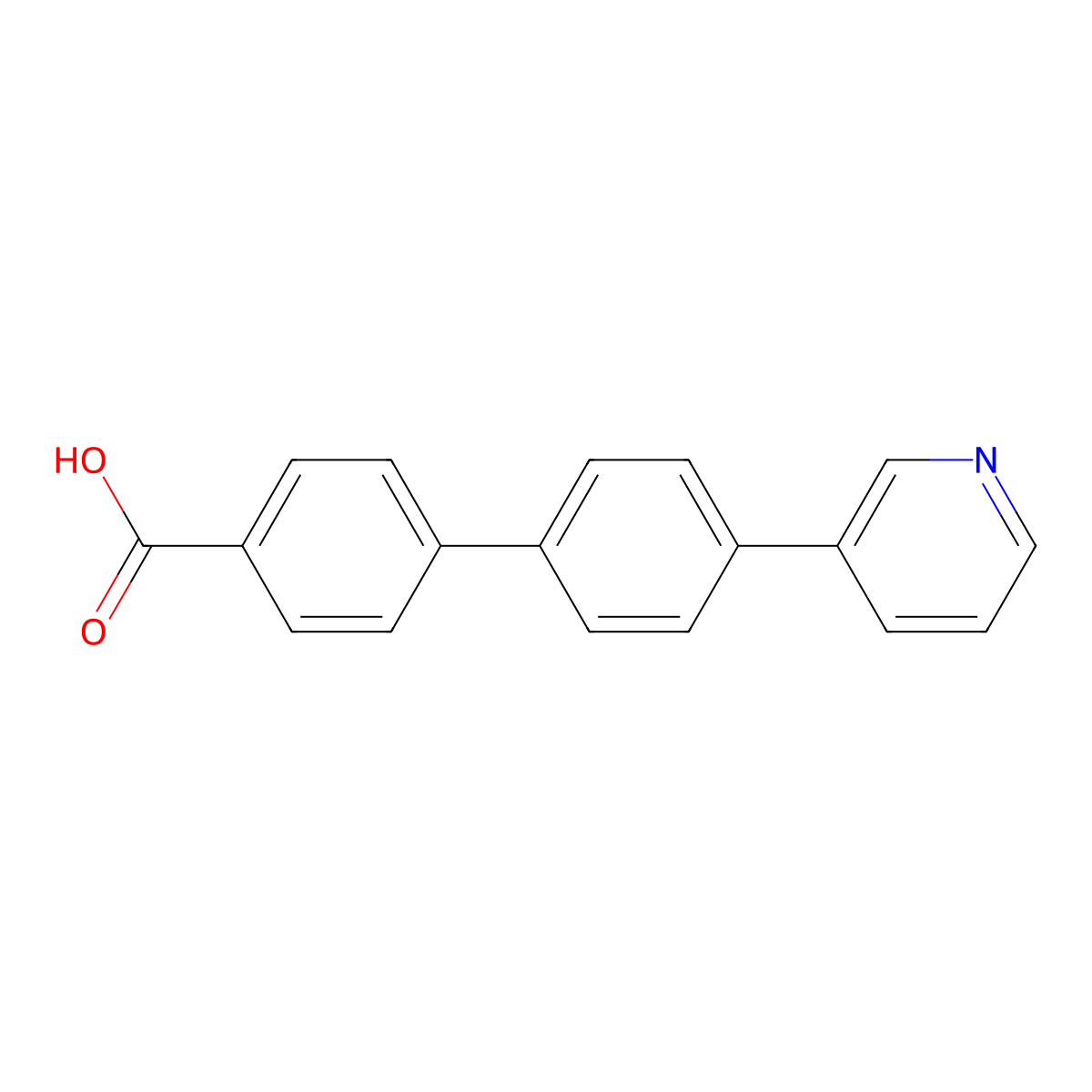 4-(4-Pyridin-3-ylphenyl)benzoicacid molecular structure, CAS 2230211-62-6