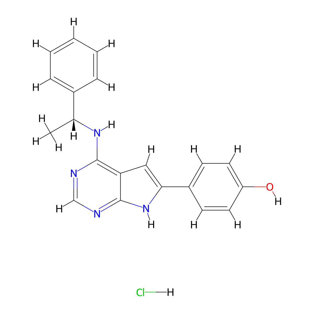 PKI-166 (hydrochloride) molecular structure, CAS 2230253-82-2