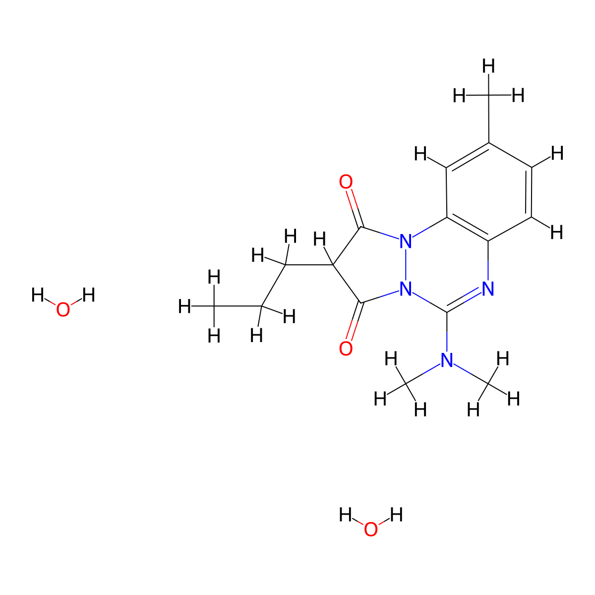 Apazone Dihydrate molecular structure, CAS 22304-30-9